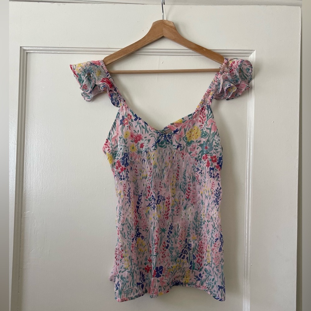 Banjanan pink floral top